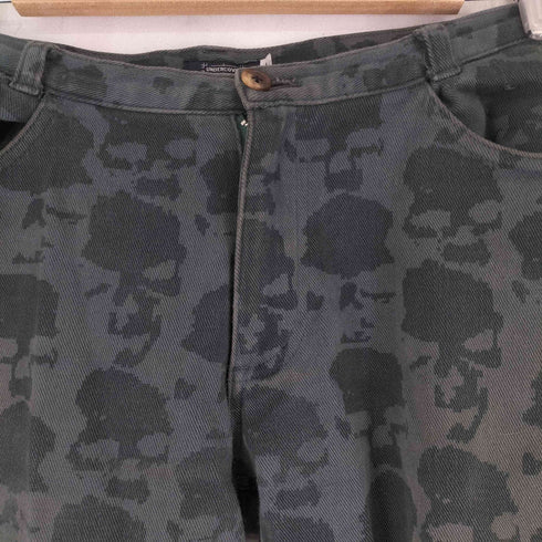 アンダーカバー UNDERCOVER ドクロ総柄 ストレートパンツ メンズ JPN:L