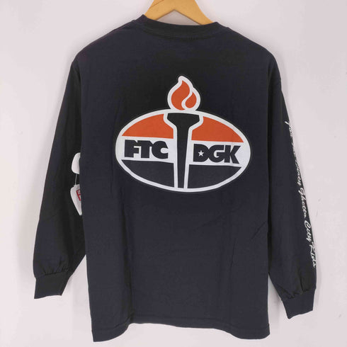 エフティーシー FTC ロゴプリントクルーネックロングスリーブTシャツ メンズ import:M