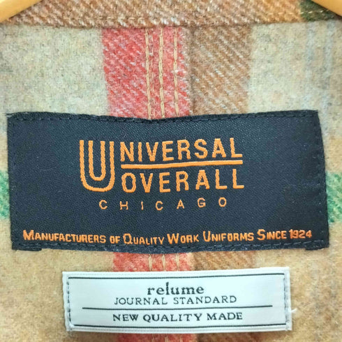 ユニバーサルオーバーオール UNIVERSAL OVERALL 別注 クロップド ウール カバーオール メンズ JPN:L