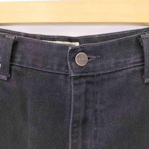 エルエルビーン L.L.Bean ワイドブラックデニムパンツ メンズ 36×30