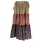 ドットアンドストライプスチャイルドウーマン Dot&Stripes CHILD WOMAN 21AW パッチワークティアードスカート レディース FREE