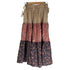 ドットアンドストライプスチャイルドウーマン Dot&Stripes CHILD WOMAN 21AW パッチワークティアードスカート レディース FREE