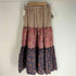 ドットアンドストライプスチャイルドウーマン Dot&Stripes CHILD WOMAN 21AW パッチワークティアードスカート レディース FREE