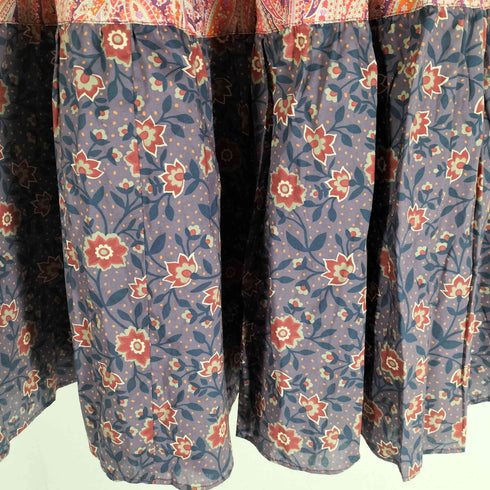 ドットアンドストライプスチャイルドウーマン Dot&Stripes CHILD WOMAN 21AW パッチワークティアードスカート レディース FREE