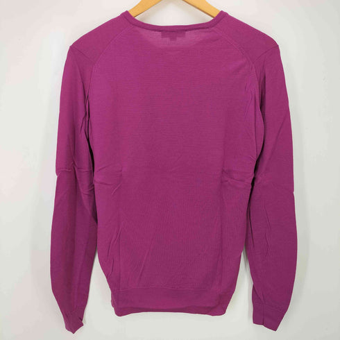 ジョンスメドレー JOHN SMEDLEY イギリス製 Vネックウールニット メンズ M