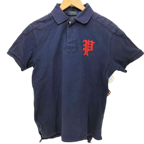 ポロラルフローレン POLO RALPH LAUREN CUSTOM FIT ワンポイント ワッペン ポロシャツ メンズ JPN:S
