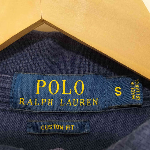 ポロラルフローレン POLO RALPH LAUREN CUSTOM FIT ワンポイント ワッペン ポロシャツ メンズ JPN:S