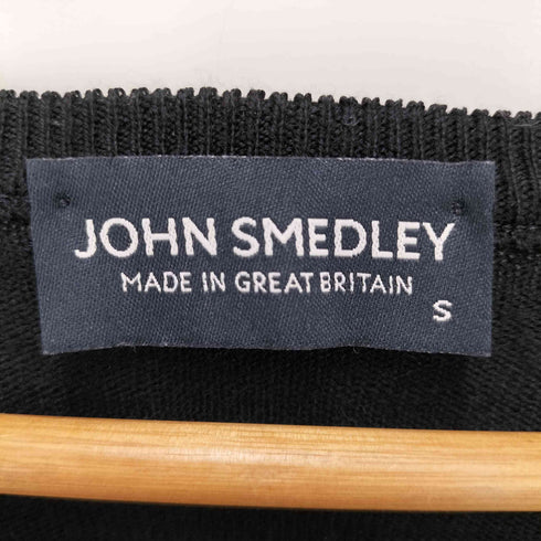 ジョンスメドレー JOHN SMEDLEY イギリス製 Vネックウールニット メンズ JPN:S