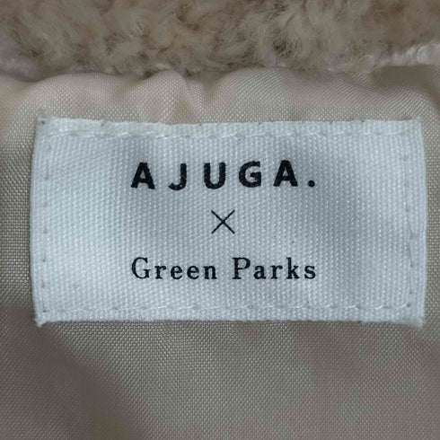AJUGA. × Green Parks ファーZIPベスト レディース FREE