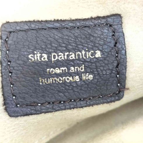 シータパランティカ SITA PARANTICA ヌバックチェーンクラッチバッグ レディース