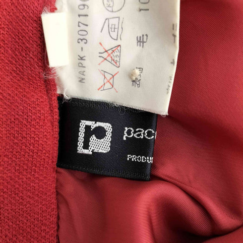 パコラバンヌ Paco Rabanne OLD バックボタン ロングウールスカート レディース 63-91