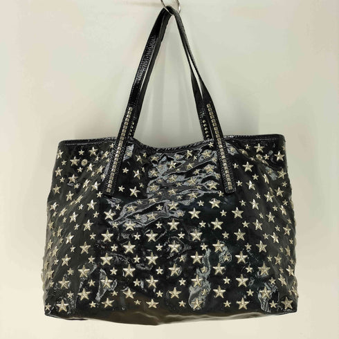 ジミーチュウ JIMMY CHOO スタースタッズエナメルトートバッグ レディース