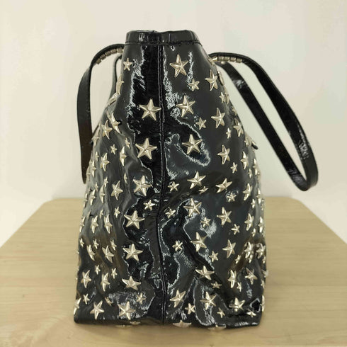 ジミーチュウ JIMMY CHOO スタースタッズエナメルトートバッグ レディース