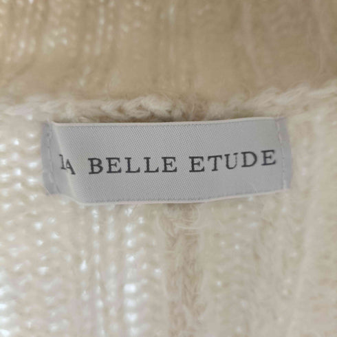 ラベルエチュード la belle Etude フェザーヤーンボリュームタートルニット レディース