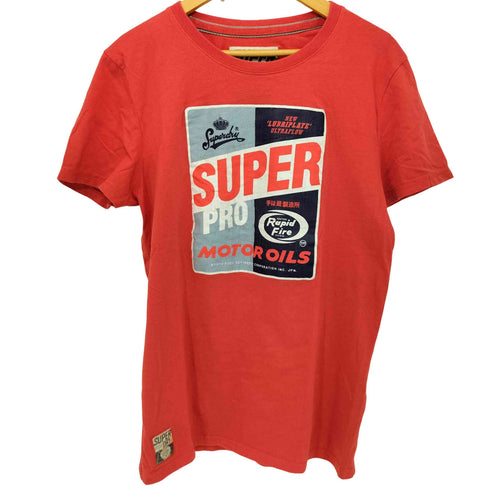 スーパードライ Superdry 極度乾燥(しなさい) クルーネック プリントTシャツ メンズ import:M