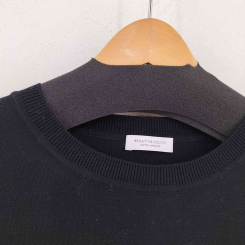 ビューティーアンドユースユナイテッドアローズ BEAUTY & YOUTH UNITED ARROWS コットン楊柳 6分袖 ドッキング ニットプルオーバー -ウォッシャブル- レディース ONE SIZE