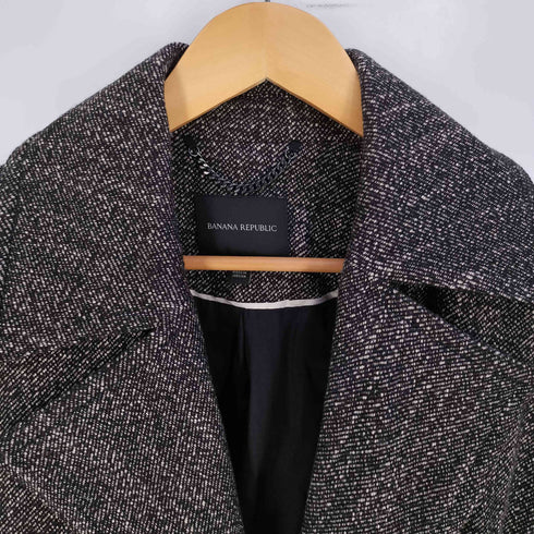 バナナリパブリック BANANA REPUBLIC コットンナイロンブレンド ウール トレンチコート レディース import:XS