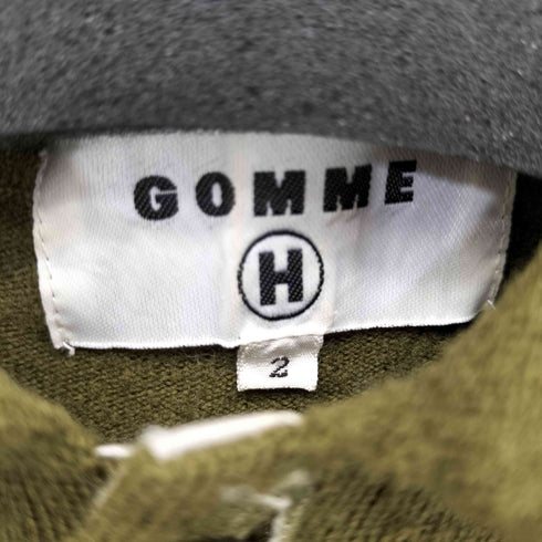 ゴムオム GOMME HOMME フロントデザイン ウール フロントポケットカーディガン メンズ JPN:2