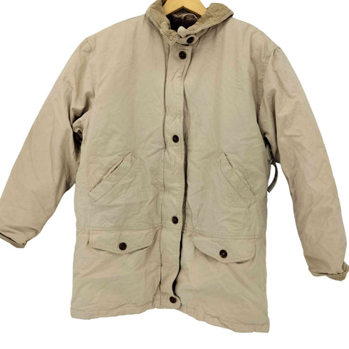 エディーバウアー Eddie Bauer 襟コーデュロイ中綿ダックジャケット レディース JPN:M