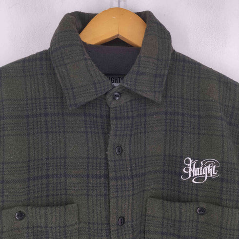 HAIGHT ワンポイント刺繍L/Sチェックシャツ メンズ JPN:XL
