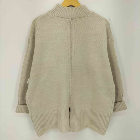 アダムエロペルマガザン Adam et Rope Le Magasin バックスリットハイネックニットプルオーバー レディース FREE