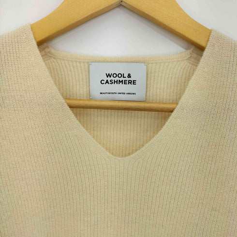 ビューティーアンドユースユナイテッドアローズ BEAUTY & YOUTH UNITED ARROWS ウールカシミヤVネックニット レディース FREE
