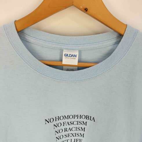 ギルダン GILDAN NO HOMOPHOBIA プリント ロングスリーブTシャツ メンズ import:L