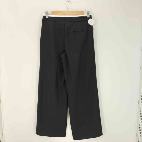 ザラ ZARA WIDE-LEGパンツ ダブルウエストバンド レディース S