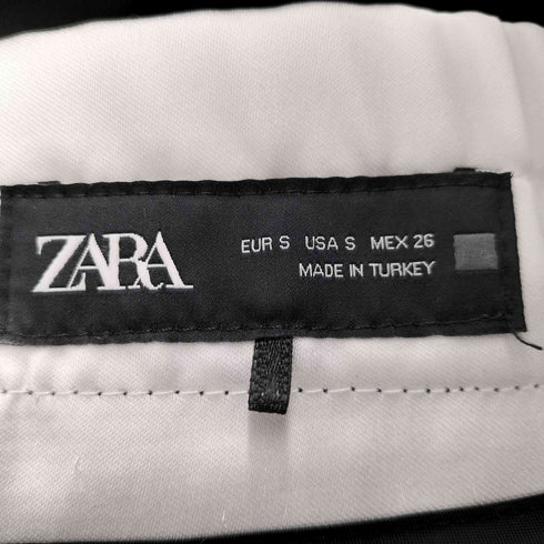 ザラ ZARA WIDE-LEGパンツ ダブルウエストバンド レディース S