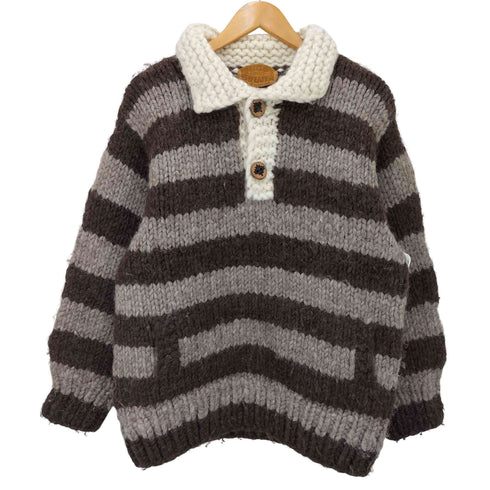 RUGBY SWEATER カナダ製カウチンセーター メンズ