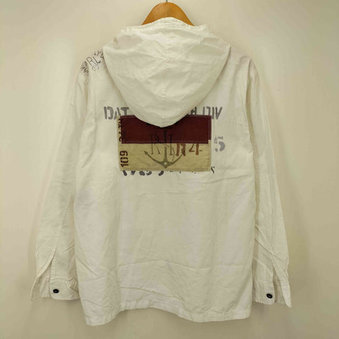 ポロバイラルフローレン Polo by RALPH LAUREN 90S Hooded LS Cotton Shirts メタルボタン メンズ JPN:M