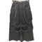 ROMWE ブラックデニム ボンテージパンツ レディース JPN:M