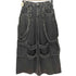 ROMWE ブラックデニム ボンテージパンツ レディース JPN:M