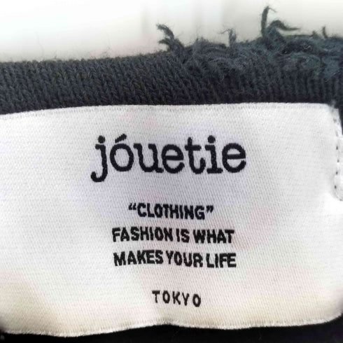 ジュエティ jouetie クロップドダメージプルオーバー レディース JPN:M