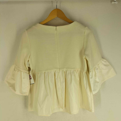 ティアラ Tiara タフタ切替ミラノリブトップス レディース