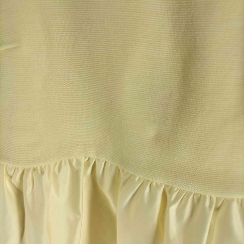 ティアラ Tiara タフタ切替ミラノリブトップス レディース