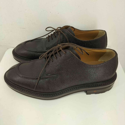 ラルディー二 LARDINI シボ革 Uチップ レザーシューズ メンズ 7