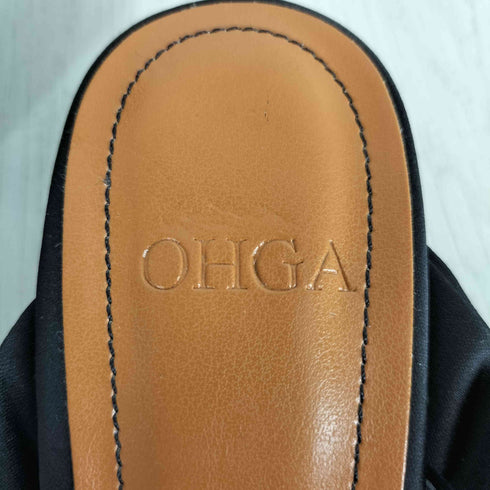 OHGA ポインテッドトゥベロアパンプス レディース JPN:S