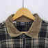 WESC NICK PLAID Fleece Shirt Jacket コーデュロイ 切替 チェック ジップアップ フリース ジャケット メンズ import:L