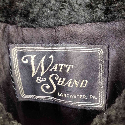 WATT&SHAND SUSAN LYNN エンボス ファー ステンカラーコート レディース