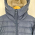 ホリスター Hollister ULTIMATE DOWN COLLECTION ロゴ プリント 裏起毛 フーデッド ダウン ジャケット メンズ import:S