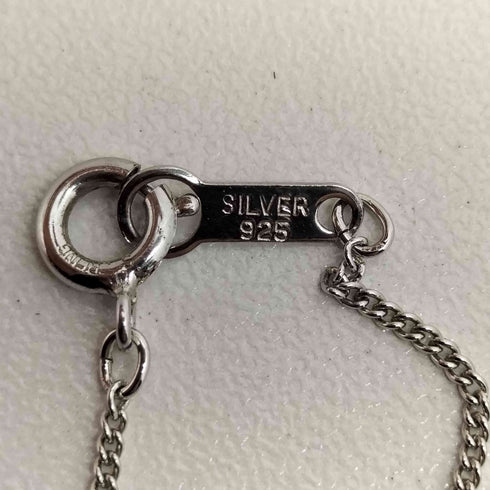 SILVER925刻印 キュービックジルコニア ハート デザイン ペンダント ネックレス レディース