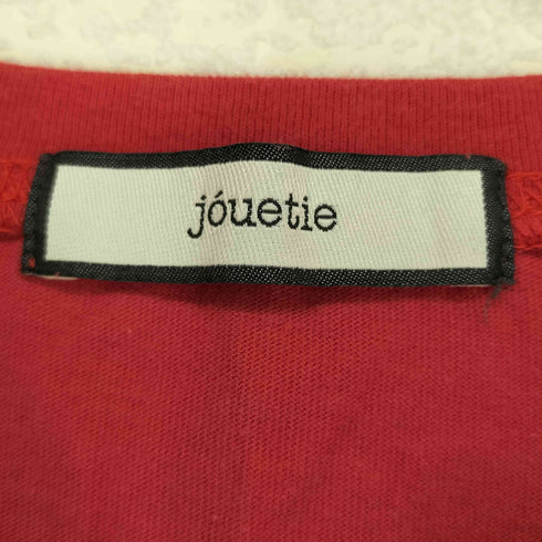ジュエティ jouetie 花刺繍半袖Tシャツ レディース m