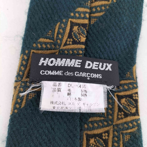 コムデギャルソンオムドゥ COMME des GARCONS HOMME DEUX ウールシルクニット ネクタイ メンズ ONE SIZE
