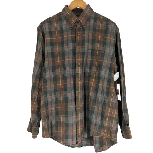 ブルックスブラザーズ BROOKS BROTHERS est.1818 チェック柄ネルシャツ ボタンダウン メンズ import:M
