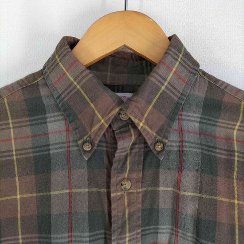 ブルックスブラザーズ BROOKS BROTHERS est.1818 チェック柄ネルシャツ ボタンダウン メンズ import:M