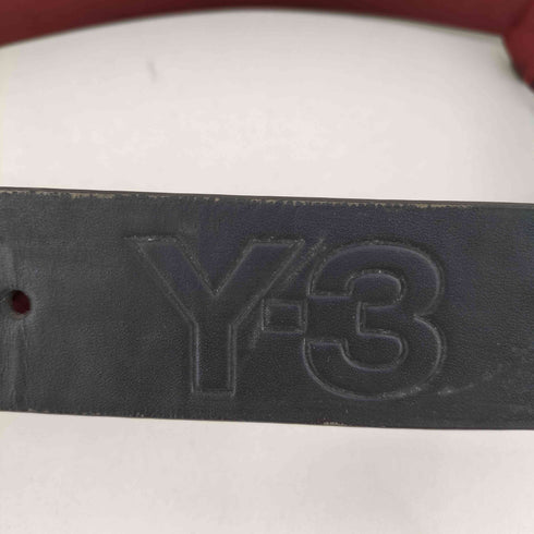 ワイスリー Y-3 バイカラー 2連レザーベルト メンズ