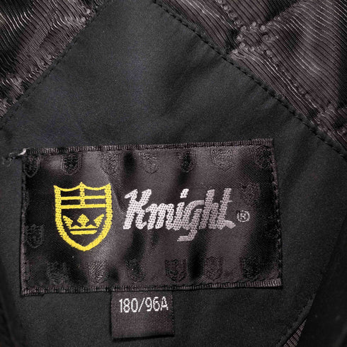 Kmight チェックライナー付き スタンドカラー ジップアップコート メンズ 180/96A