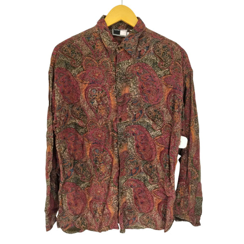 WilliWear WilliSmith ペイズリー 総柄 レーヨン L/S シャツ メンズ import:L