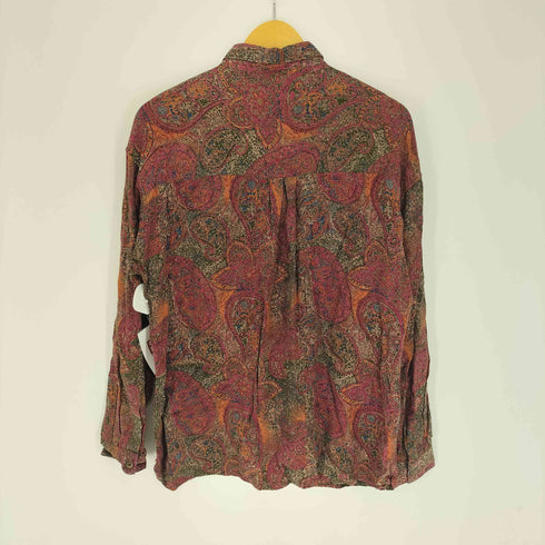 WilliWear WilliSmith ペイズリー 総柄 レーヨン L/S シャツ メンズ import:L